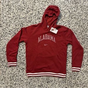 Nike Alabama Crimson Tide Sketch Retro Fleece Hoodie Mens L DR3417-613